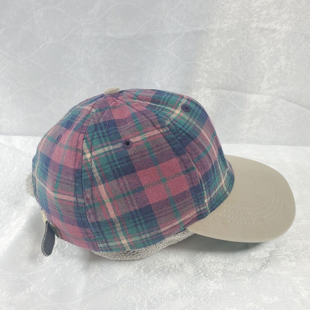 Vintage Eskimo Joe’s Stillwater OK Plaid Adjustable Strapback Baseball Hat Cap - Picture 2 of 6